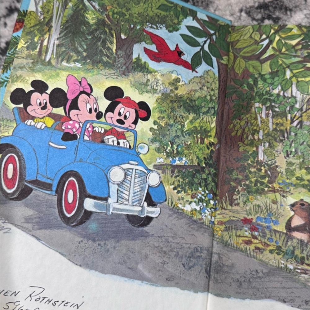 Walt Disney Productions presents  'A Picnic in the Woods' Illustrated Book - Picture 6 of 6